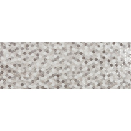 PIASTR. LOUVRE DECOR GRIS MOSAICO RLV 25X70