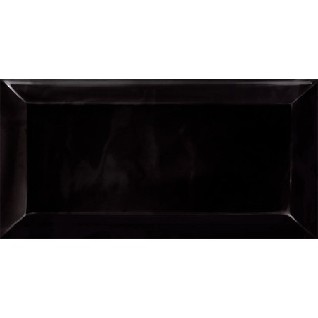 PIASTR. METRO BIZOUTE BLACK - NEGRO 10X20