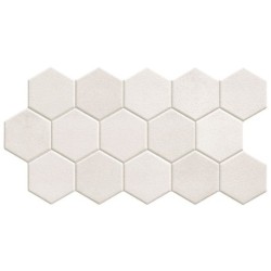 PIASTR. HEX WHITE 26,5X51