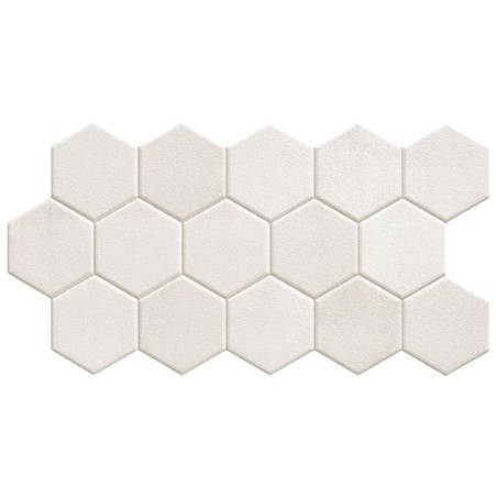 PIASTR. HEX WHITE 26,5X51