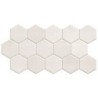 PIASTR. HEX WHITE 26,5X51