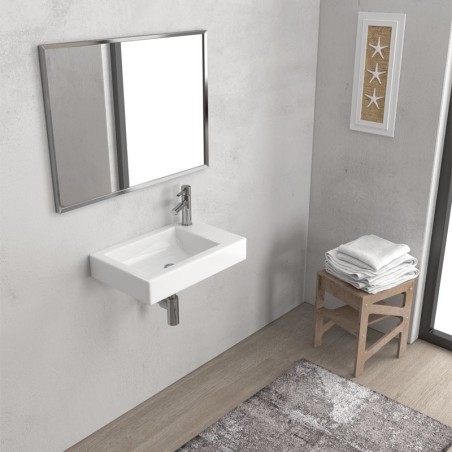 LAVABO SOSPESO 4056 MINOS 570x350x100mm
