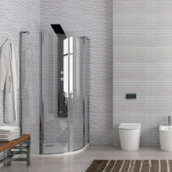 PANEX 200 (S-2803) 80x80x190 CROMO TRASP. 6mm