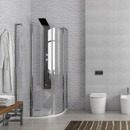 PANEX 200 (S-2803) 80x80x190 CROMO TRASP. 6mm