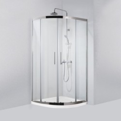 INOX 200 NPE2142 800x800x1900 CROMO TRASP. 8mm