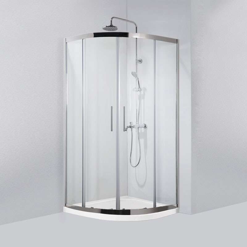 INOX 200 NPE2142 800x800x1900 CROMO TRASP. 8mm