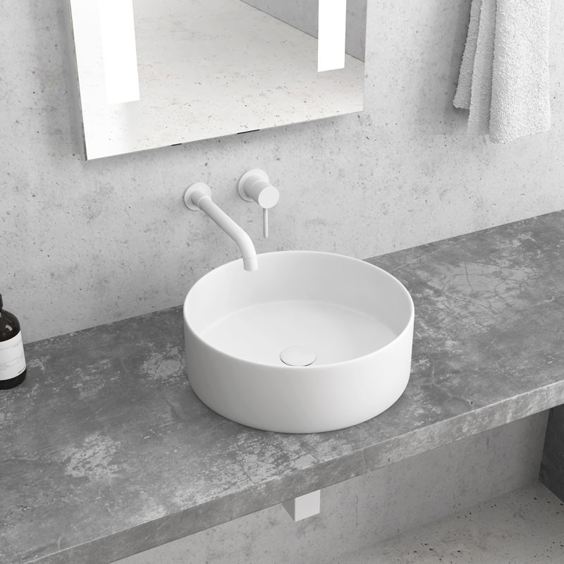 LAVABO DA APPOGGIO LT 3134-MMW BIANCO MATT