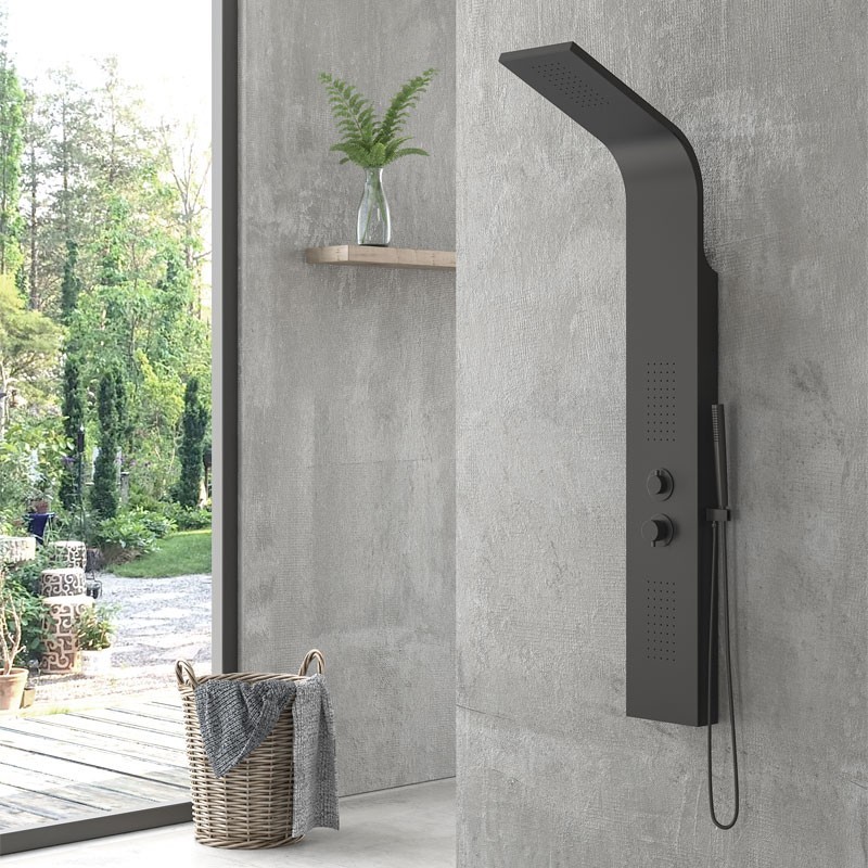 COLONNA IDROMASSAGGIO A7304B NERO