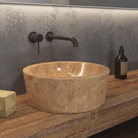 LAVABO DA APPOGGIO TIMUR LBP ROSSO Ø400x150mm