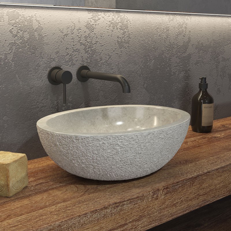 LAVABO DA APPOGGIO LEONOR SOPH CREAM 450x350x150mm