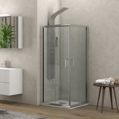 N FLORA 100 KSLP062 80x80x180 TRASP. 5,5mm