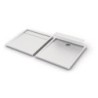 PIATTO DOCCIA ELEMENT 1 SEMI. 80x80x5,5 CM ACRIL.