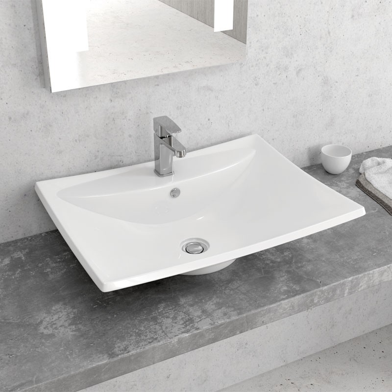 LAVABO DA APPOGGIO LT 1015 595x440x160mm