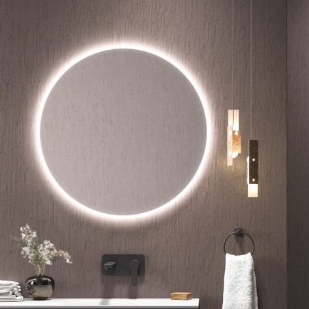 SPECCHIO ROTONDO LED SARDES (ADEL) Ø90