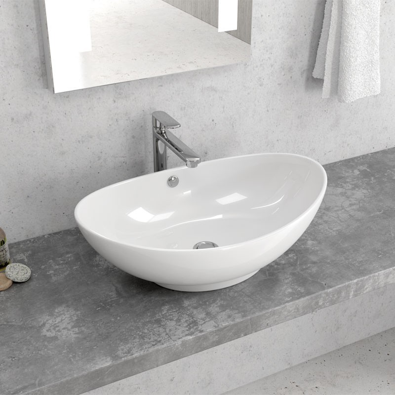 LAVABO DA APPOGGIO LT 3076 590x390x195mm