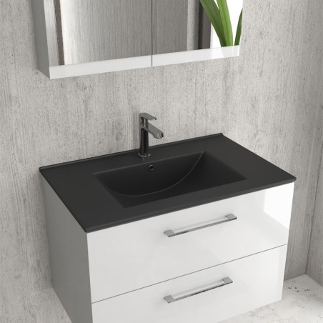 LAVABO PER MOBILE LT 7506 NERO OPACO 760x470x180mm