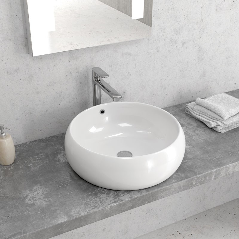 LAVABO DA APPOGGIO LT 3104 445x445x215mm