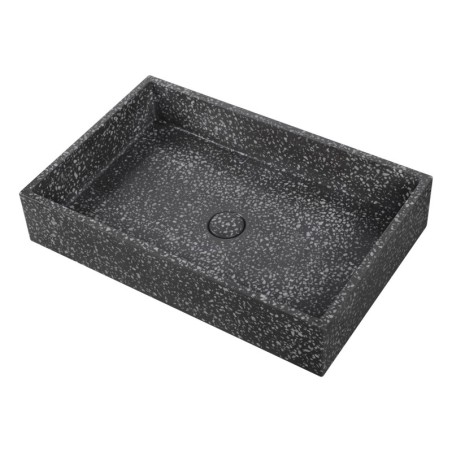 SET LAVABO DA APPOGGIO CON VALVOLA(INS) CS-0069-E16 VOLCANO DION 600x390x120mm