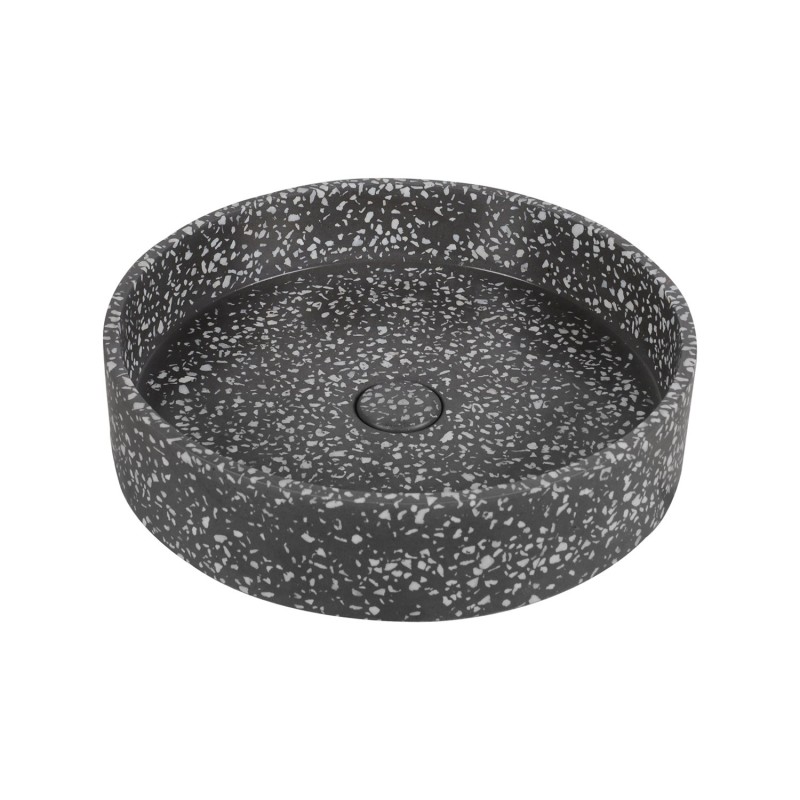 SET LAVABO DA APPOGGIO CON VALVOLA(INS) CS-0003-E16 VOLCANO ELPIS Ø425x100mm