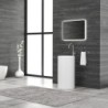 LAVABO DA TERRA 45D-PMW BIANCO OPACO MILOS 820x440x440mm