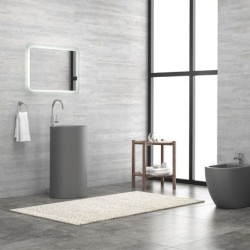 LAVABO DA TERRA 45D-PMDG GRIGIO OPACO MILOS 820x440x440mm