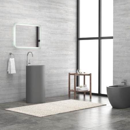LAVABO DA TERRA 45D-PMDG GRIGIO OPACO MILOS 820x440x440mm
