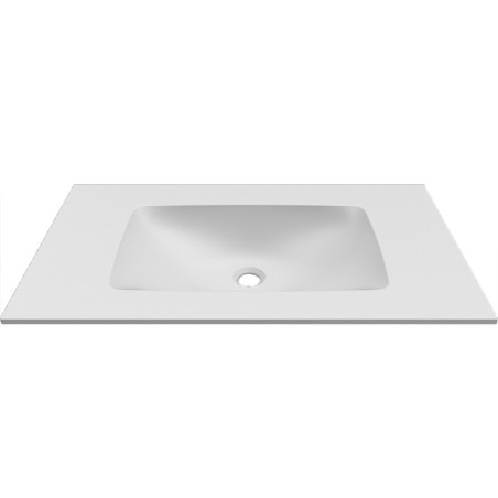LAVABO PER MOBILI DECISO 80 BIANCO 805x460x123mm SENZA FORO MISC.