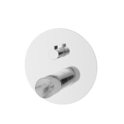 MISCELATORE DOCCIA A VIE 4 24668-425A-MB MARMO BIANCO JOAN