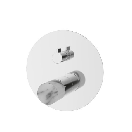 MISCELATORE DOCCIA A VIE 4 24668-425A-MB MARMO BIANCO JOAN