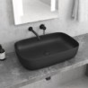 LAVABO DA APPOGGIO LT 2143-PMB NERO OPACO MILOS 600x390x145mm