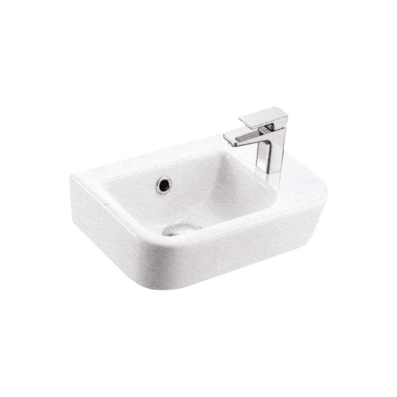 LAVABO SOSPESO LH 10100 DESTRA LEGEND 370x245x100mm