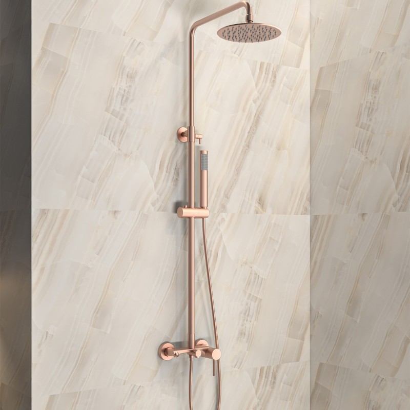 MISCELATORE DOCCIA FISSA CON BECCUCCIO SO551B ROSE GOLD ARTEMIS