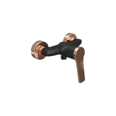 MISCELATORE DOCCIA WNX338073PA-RG NERO ROSE GOLD ANDARE