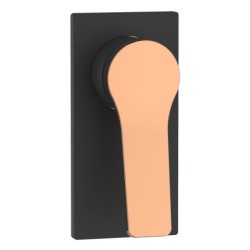 MISCELATORE DOCCIA WNX348A73PA-RG NERO ROSE GOLD ANDARE