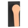 MISCELATORE DOCCIA WNX348A73PA-RG NERO ROSE GOLD ANDARE