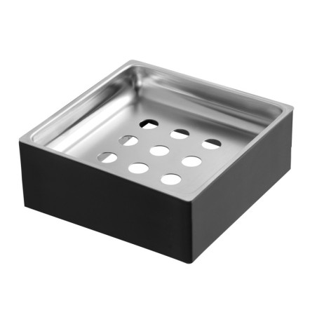 PORTASAPONE GRIGLIA DA APPOGGIO 839355 NERO OPACO NEO