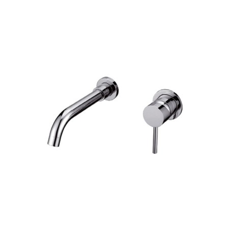 MISCELATORE LAVABO DA INCASSO 911-P SATINATO ARTEMIS S/S 304