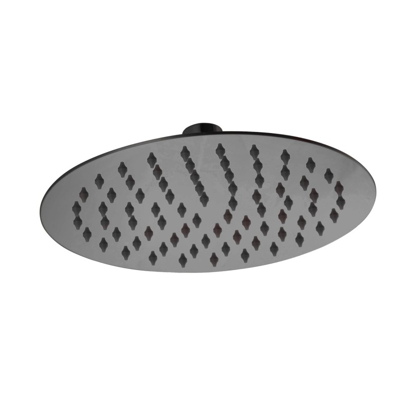 SOFFIONE DOCCIA H13801-GM S/S 304 GUN METAL Ø200