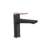MISCELATORE LAVABO WNW168073PA-RG NERO ROSE GOLD ANDARE