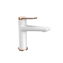 MISCELATORE LAVABO WNW168073PH-RG BIANCO ROSE GOLD ANDARE