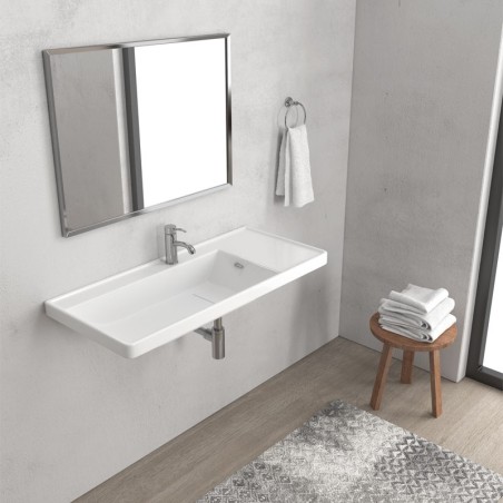 LAVABO SOSPESO 8100 QUATTRO 1000x450x190mm