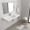LAVABO SOSPESO 8100 QUATTRO 1000x450x190mm