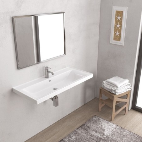 LAVABO SOSPESO 2100 SAVA 1000x460x165mm