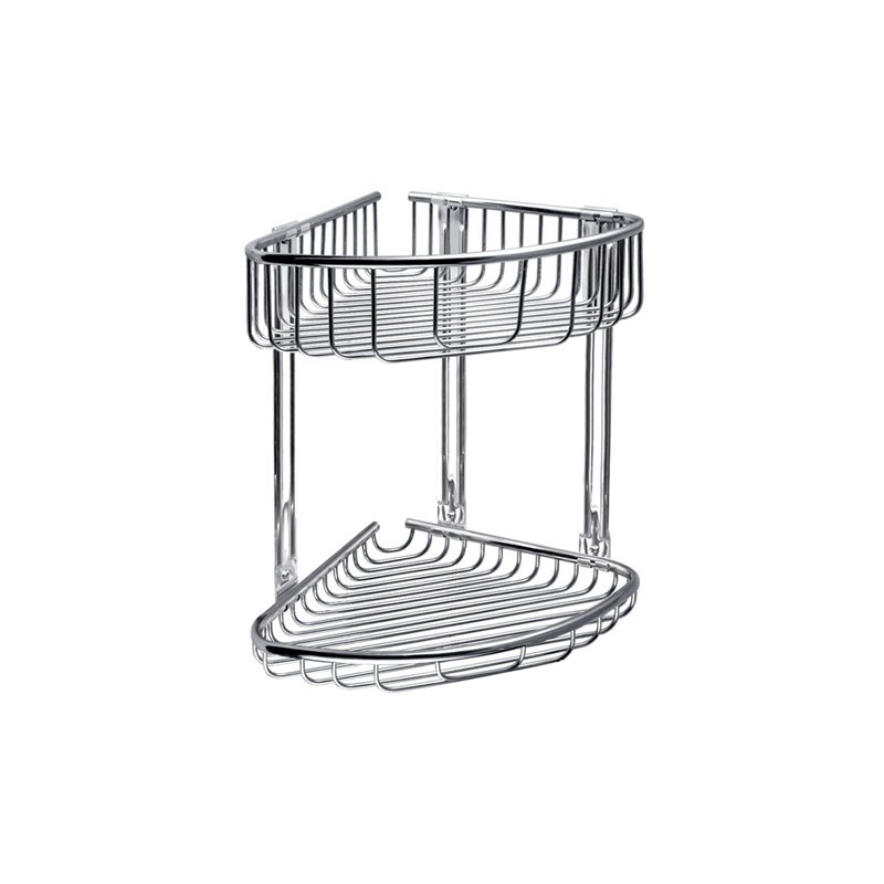 PORTA SPUGNA DOPPIA ANGOL. 9639 CROMO RETI