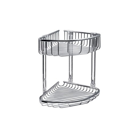 PORTA SPUGNA DOPPIA ANGOL. 9639 CROMO RETI