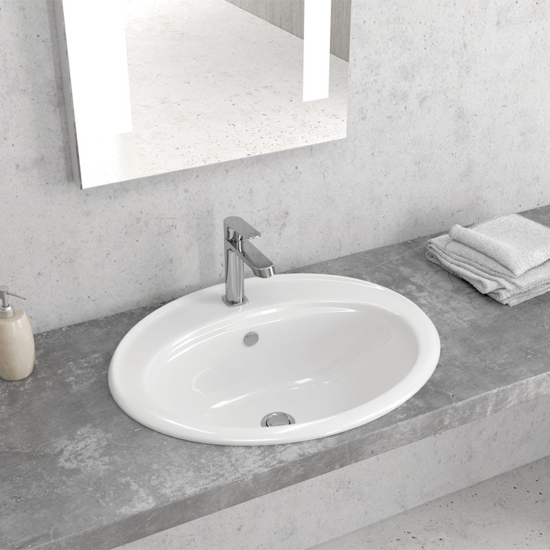 LAVABO DA INCASSO LT 6002 565x480x200mm