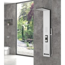 COLONNA IDROMASSAGGIO A7117 BIANCO NERO